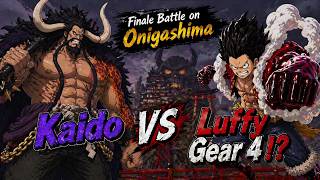 Final Battle on Onigashima! Kaido VS Luffy Gear 4 - One Piece Pirate Warriors 4 | Land of Wano Arc screenshot 5