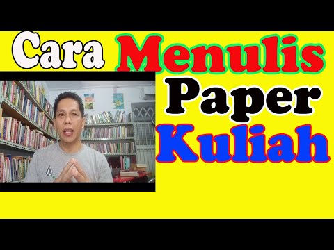 Video: Cara Menulis Kertas Analisis