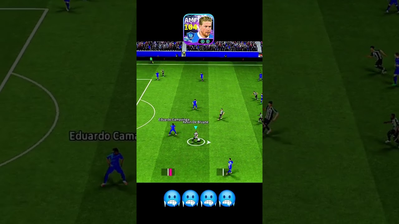 Kevin de Bruyne's curling shot🥶 