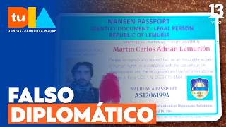 Detienen a conductor chileno que se hizo pasar por diplomático de país ficticio en fiscalización