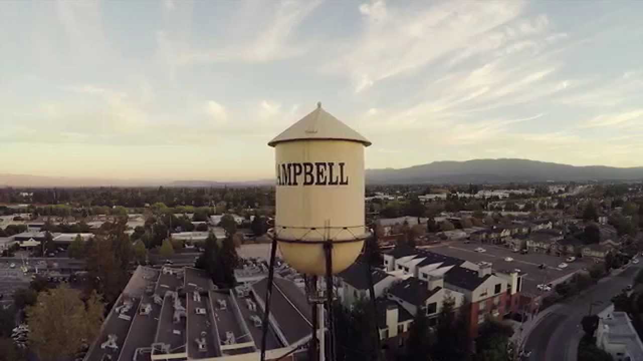 Campbell Water Tower shot with DJI Phantom 2 YouTube