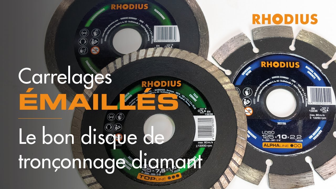 Disque Diamant spécialement conçu pour la découpe de Carrelage