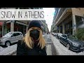 Snow in Athens...Again! | Living in Greece