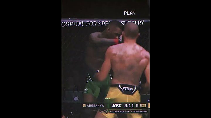 Alex Pereira Knockout on Israel Adesanya🔥