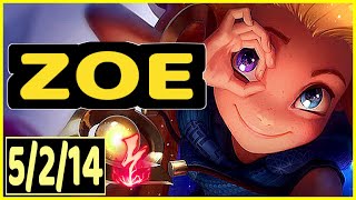 ZOE VS PYKE - 5/2/14 KDA SUPPORT GAMEPLAY