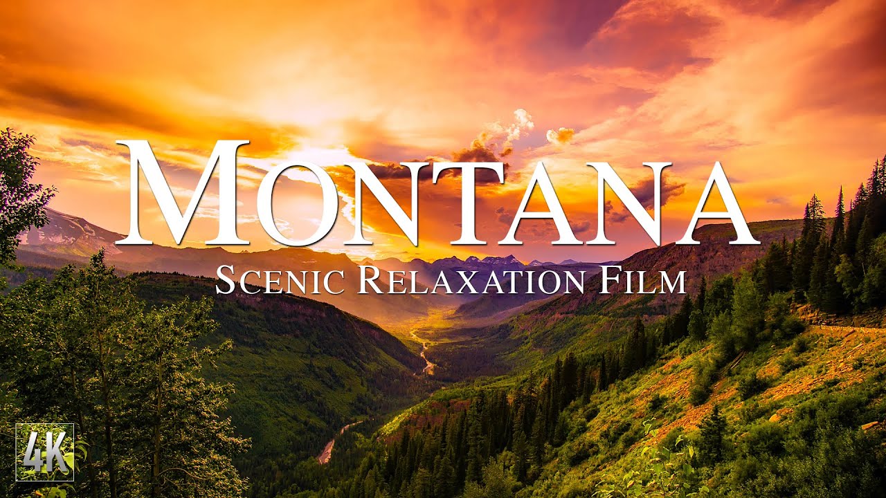 ⁣Montana 4K Scenic Relaxation Film | Montana Drone Video | Glacier National Park