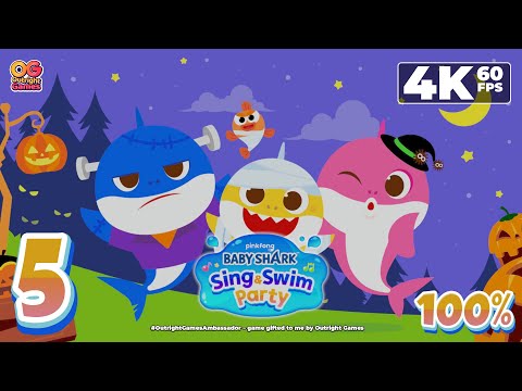 Shark Party (Subsino 1996) Attract Mode 60fps 