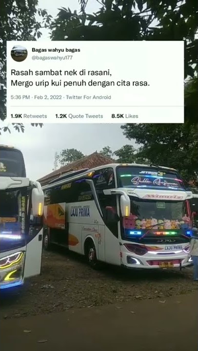 STORY WA QUOTES BUS || Aftershine - buruh COD || LAJU PRIMA ac58 & ac59 New 'MINURIZ' Reborn.
