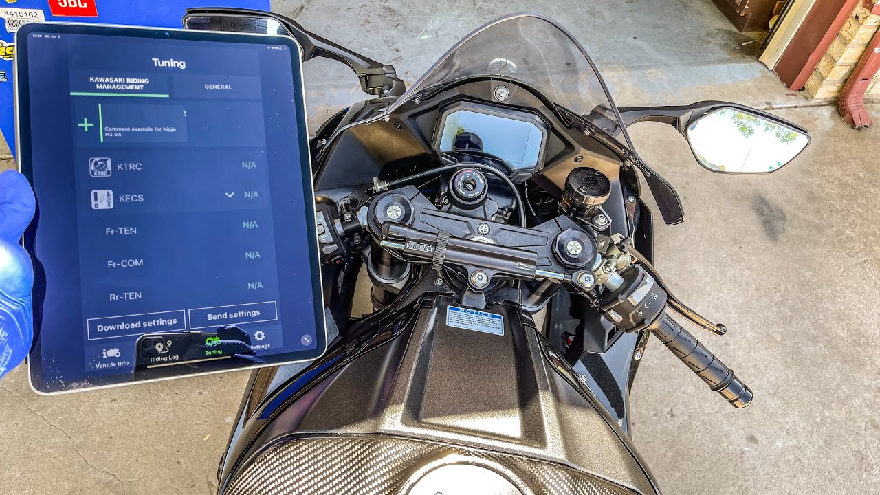 Rideology The App For 2021 ZX10R - YouTube