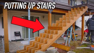 Build Update: Making A Staircase || Dr Decks