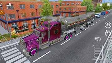 Universal Truck Simulator (UTS) | Mobile GamePlay (Android, iOS) Fuel Transporting | Part 1