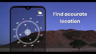 Smart compass app: weather forecast, GPS location screenshot 1
