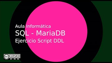 SQL - MariaDB: Ejercicio Script DDL