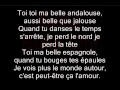 Kendji Girac   Andalouse Paroles Lyrics + MUSIQUE !!!