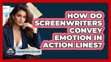 How Do Screenwriters Convey Emotion In Action Lines? - Screenwriter