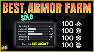 Easy God Roll Armor - Best High Stat Solo Armor Farm - Destiny 2 - Season of Plunder (Triple 100)