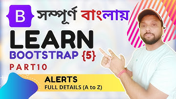 Bootstrap 5 Tutorial for Beginners in Bangla [ Part10- ALERTS ] Learn Bootstrap 5 Tutorial