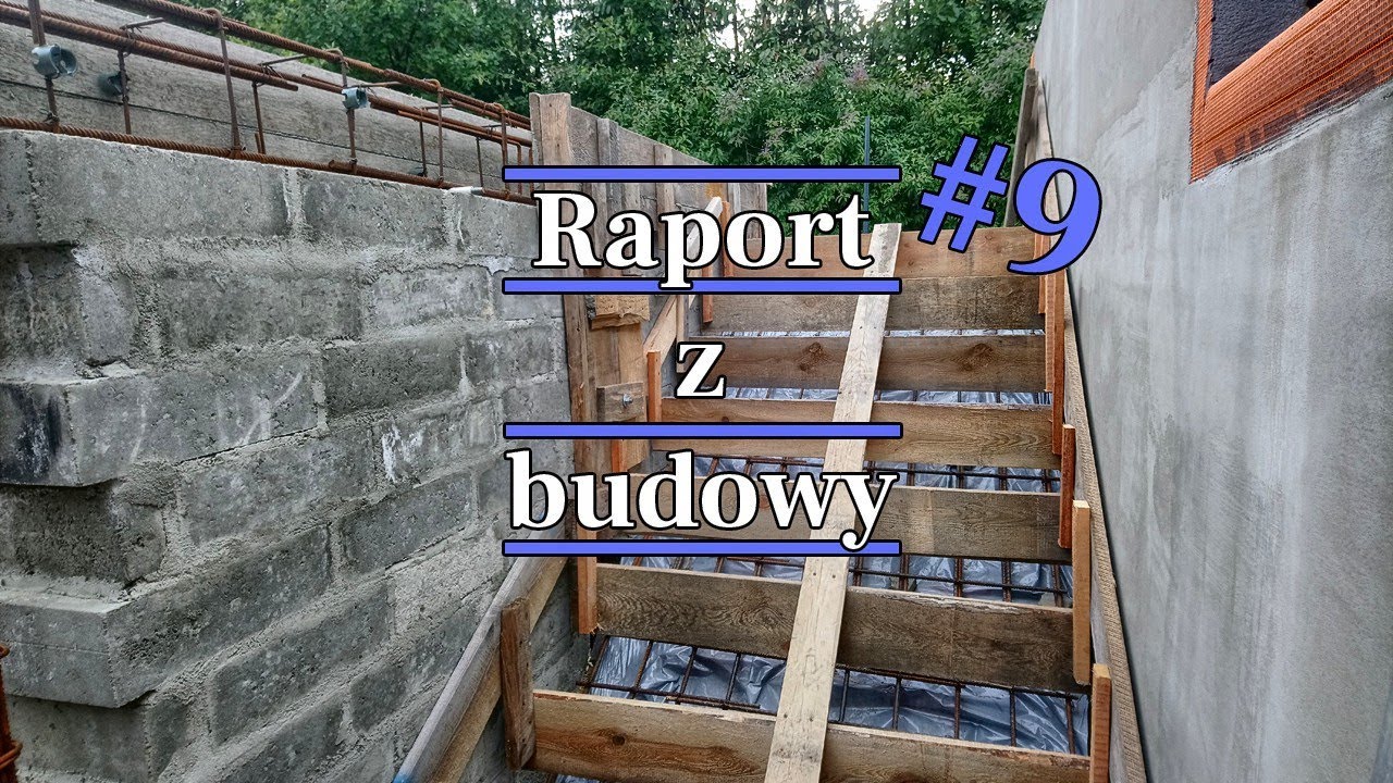 9 Schody Na Gruncie Raport Z Budowy Budowana5 Raportzbudowy Vlogbudowlany Youtube