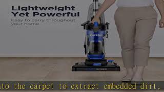 Eureka Lightweight Powerful Upright Vacuum Cleaner for Carpet and Hard Floor, PowerSpeed, New Model