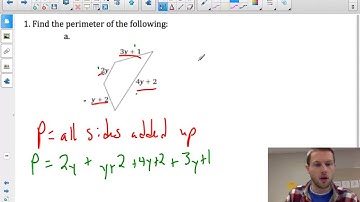 Adding Polynomials to find a perimeter