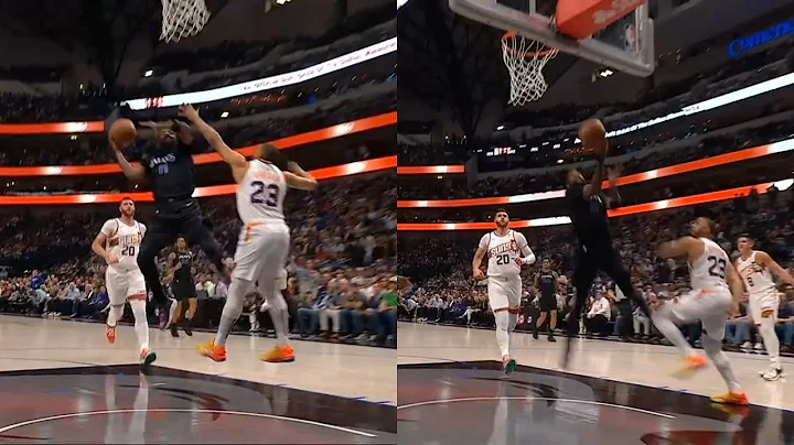 Kyrie Irving filthy layup after switching hands mid-air has bench hyped vs Suns - DayDayNews