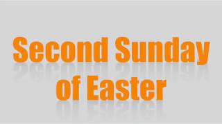 2nd Sunday of Easter 2018 - Fr. Jacob
