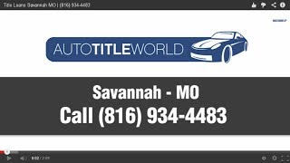 Title Loans Savannah MO