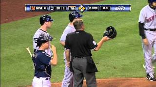 2011/08/15 Mets catch bad break on single