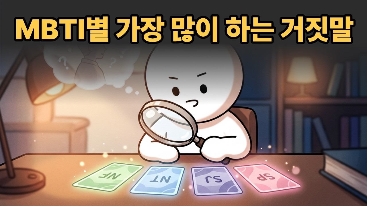 99%가 공감한 MBTI별 자주 하는 거짓말 모음 (소름 주의)