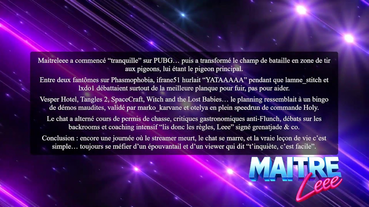 🔞[GIVEAWAY]PHASMO:Défi hebdo solo + Sans preuve| NEXT FEST: Dernière démos