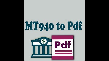 mt940 To Pdf