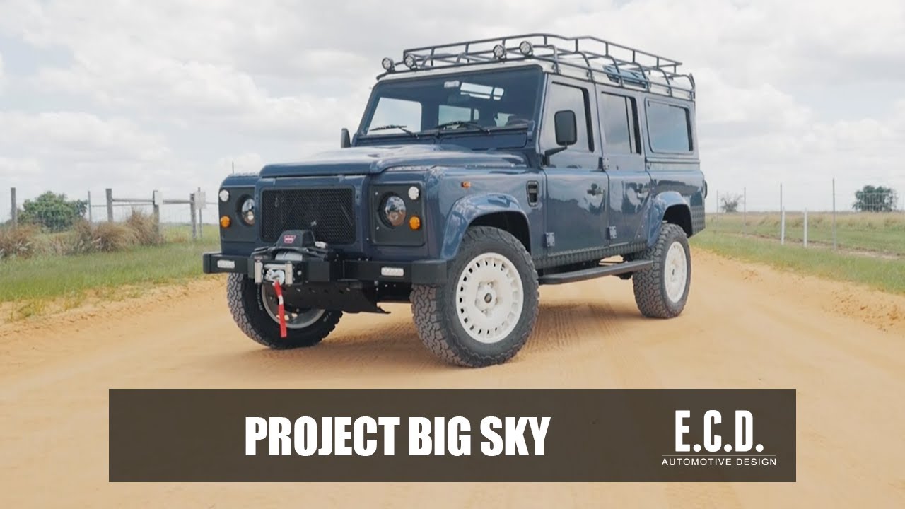 Defender 110 | Heritage Look with Modern Design | Project Big Sky | E.C.D. Automotive Design