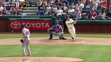 NYM@PHI Francoeur knocks in run on sacrifice fly