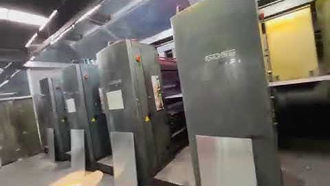 Late Model 2012 Goss M600A Web Offset Press - 4 Units, 22.75” Cutoff