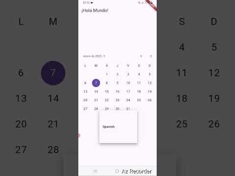 Changing language in