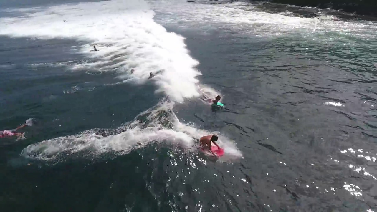 Pohoiki Bodyboarding at Isaac Hale Beach Park before lava took the beach out