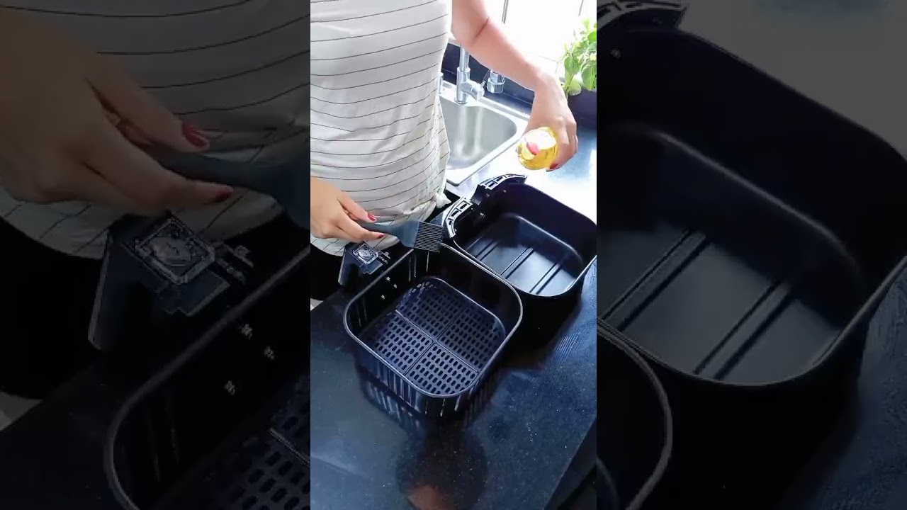 fazendo a cura da air fryer pela 1 vez. #airfryer #receitasairfryer #airfryermondial #receitas