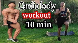 افضل تمارين كارديو لتنشيف جسم وبناء العضلات 10min hiit cardio workout