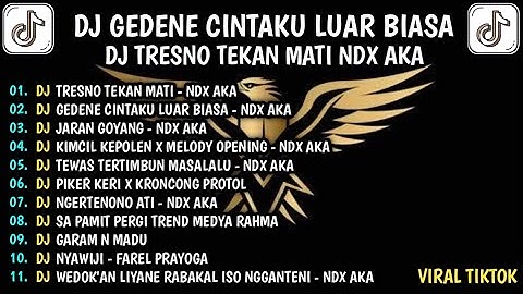 DJ TRESNO TEKAN MATI NDX AKA FULL ALBUM MASHUP VIRAL TIKTOK TERBARU YANG KALIAN CARI