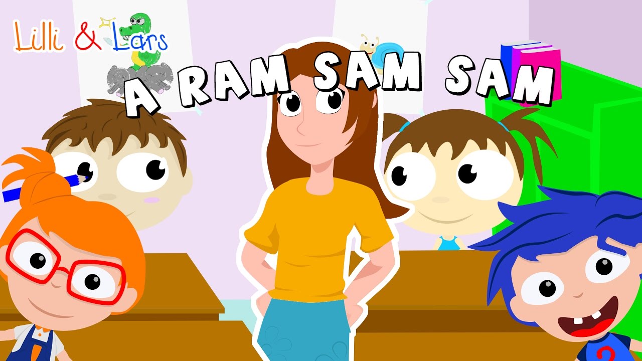Spiewajace Brzdace A Ram Sam Sam AH RAM SAM SAM song - chanson pour bébé en francais avec parole - YouTube