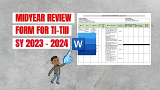 MIDYEAR REVIEW FORM FOR TEACHER I - III SY 2023   2024 screenshot 4