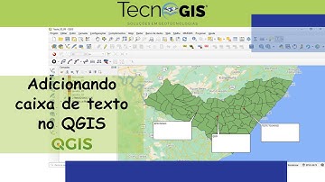 Adicionando caixa de textos no QGIS