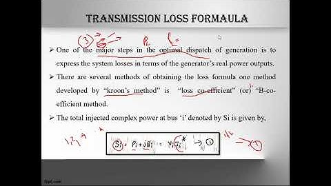 TRANSMISSION LOSS FORMULA