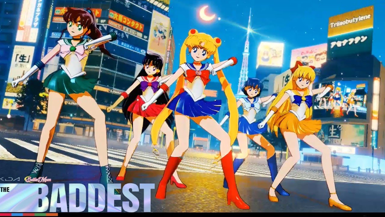 【MMD Sailor Moon 美少女戦士セーラームーン】KDA - THE BADDEST