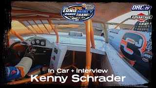 In Car Ken Schrader 1/26/24 Central Arizona Raceway Stock Car Heat & Feature
