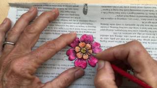 Artful Paper Clay Tutorial 2 How To Paint A Paper Clay Flower