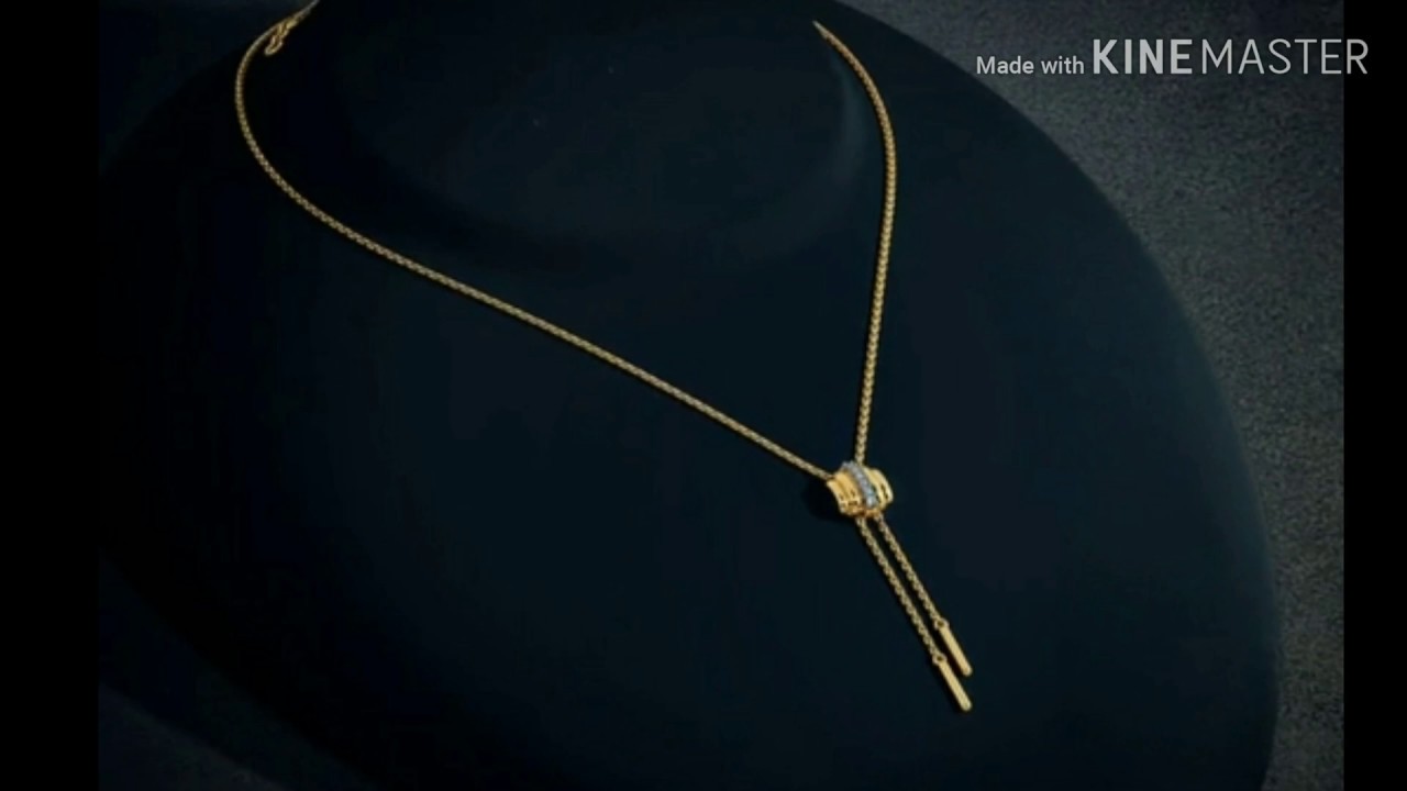 latest gold chain designs for girl 2019 