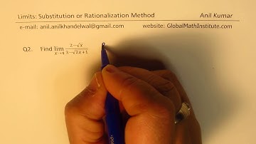 Limits of Indeterminates by Rationalization and Substitution