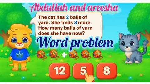 Word problem #adding #mathgames #kidslearning #2025 