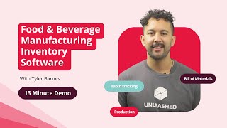 Food and Beverage Manufacturing Inventory Software: 13 Minute Demo screenshot 5